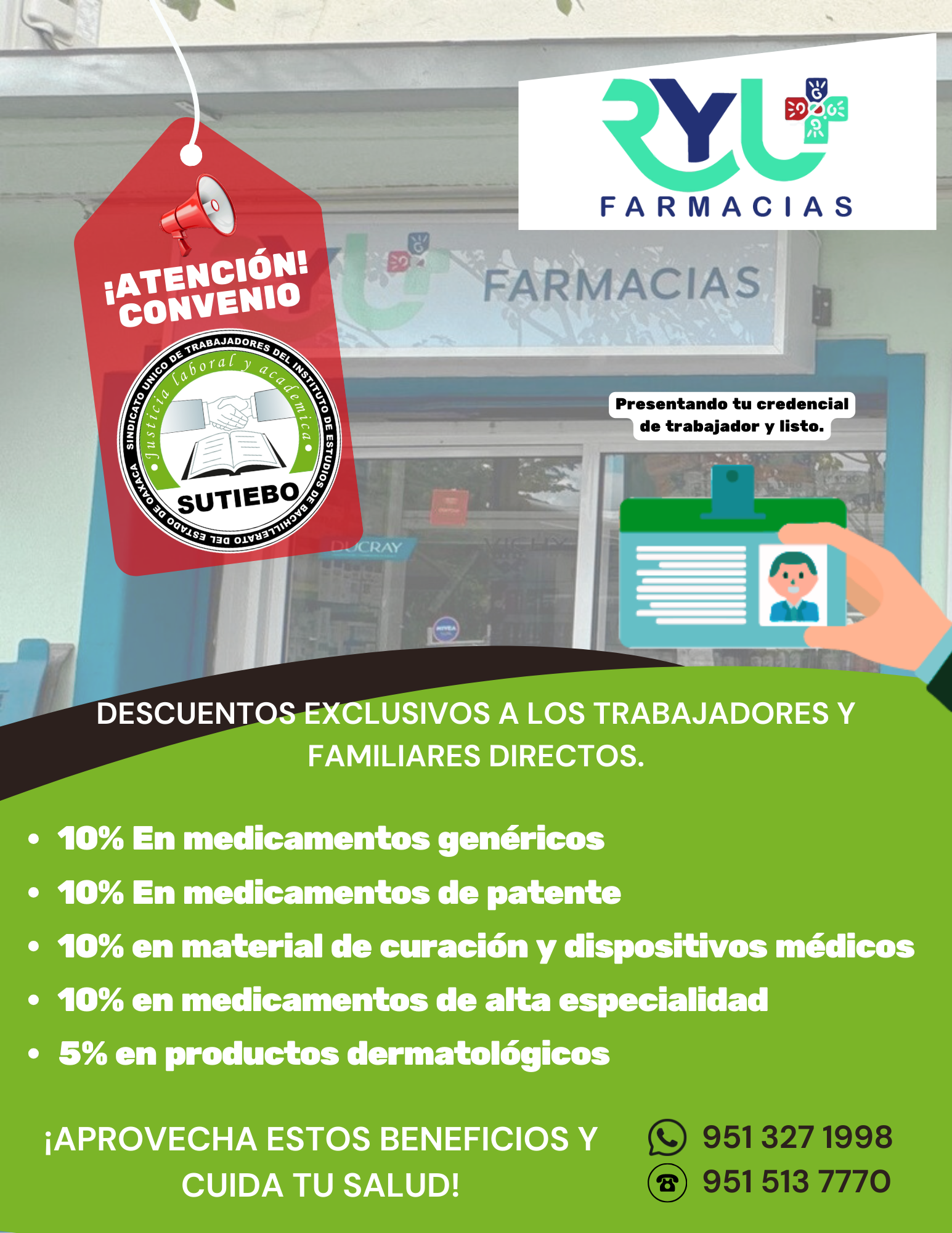 Convenio SUTIEBO - RYU Farmacias